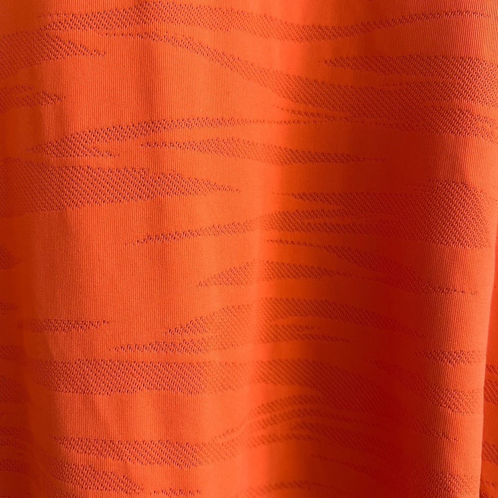lululemon athletica Cropped Long Sleeve Tee in Bright Orange - Picture 12 of 13